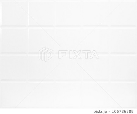 White square ceramic tile wall. Tiles texture background. 106786589