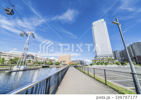 横浜みなとみらい 桜木町駅周辺の風景【神奈川県・横浜市】 横浜みなとみらい 桜木町駅周辺の風景【神奈川県・横浜市】 106787177