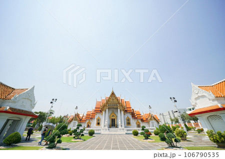 タイ国バンコク、大理石寺院、ワット・ベンチャマボーピット、Marble Temple タイ国バンコク、大理石寺院、ワット・ベンチャマボーピット、Marble Temple 106790535