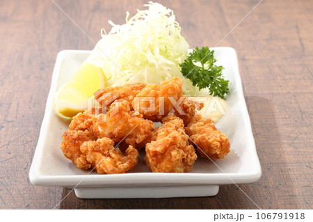 四角皿のなんこつ唐揚げ 106791918