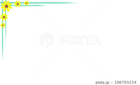 sunflower and Viridian line background 106793254