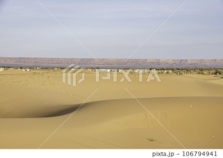 サハラ砂漠の美しい砂丘 106794941
