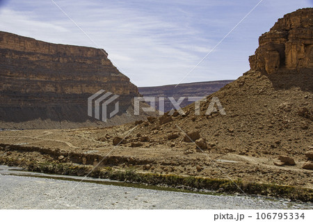 サハラ砂漠の美しい砂丘 106795334