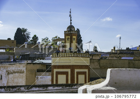 モロッコの景色ときれいな街並み モロッコの景色ときれいな街並み 106795772