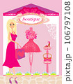 stylish beautiful blonde girl shopping in a boutique 106797108