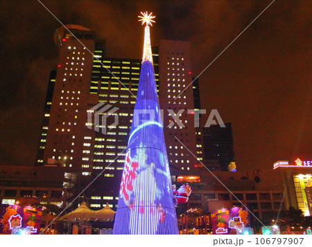 ナイトシーン 夕映 夜景 106797907