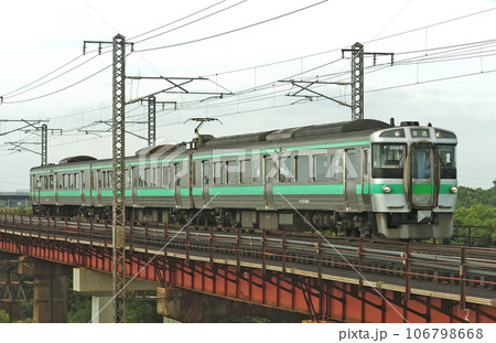 函館本線 豊幌ー江別 JR北海道 721系 F-3020編成(札幌) 函館本線 豊幌ー江別 JR北海道 721系 F-3020編成(札幌) 106798668