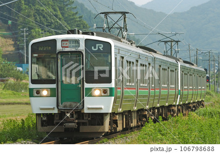 磐越西線 関都ー川桁 JR東日本 719系 H-15編成(仙台) 磐越西線 関都ー川桁 JR東日本 719系 H-15編成(仙台) 106798688