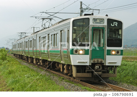 磐越西線　川桁ー関都　JR東日本　719系　H-13編成（仙台） 106798691