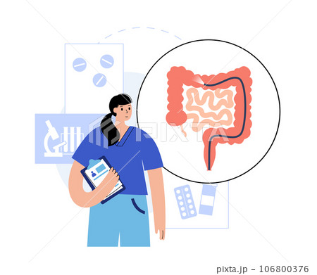 Colonoscopy medical procedure 106800376