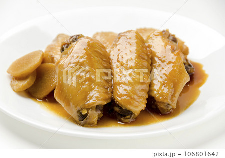 手羽先の甘辛照り焼き 手羽先の甘辛照り焼き 106801642