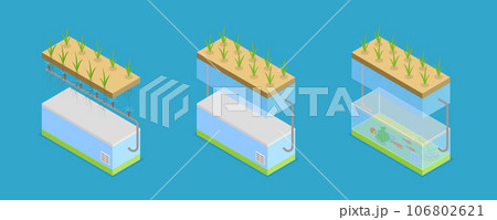 3D Isometric Flat Vector Conceptual Illustration of Growing Systems 3D Isometric Flat Vector Conceptual Illustration of Growing Systems 106802621