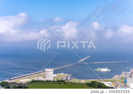 稚内　ハートランドフェリー　利尻島　礼文島　稚内湾 106803588