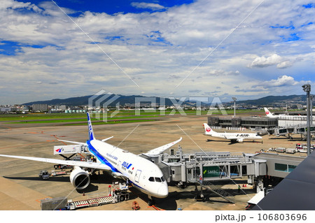 【大阪府】晴天の大阪国際空港（伊丹空港） 106803696