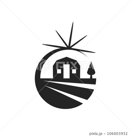 agriculture logo template Isolated. Brand Identity. Icon Abstract Vector graphic agriculture logo template Isolated. Brand Identity. Icon Abstract Vector graphic 106803932