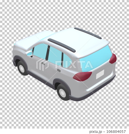 自動車のイラスト素材 デフォルメ SUV 白(1_o) 自動車のイラスト素材 デフォルメ SUV 白(1_o) 106804057