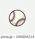 野球ボールのイラスト 106804214