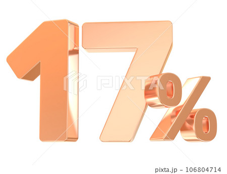 happy anniversary number gold render 106804714