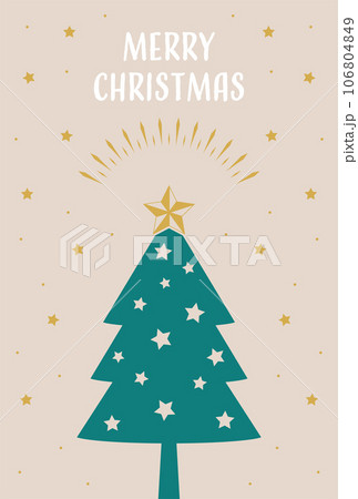 イラスト_クリスマスツリー 106804849