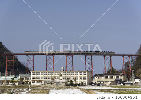 昔の余部鉄橋 昔の余部鉄橋 106804901