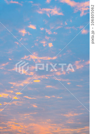 【空素材】朝焼け・夕焼け素材【長野県】 106805062
