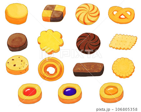 クッキーイラスト クッキーイラスト 106805358