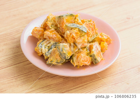 カボチャのマヨネーズ和え カボチャのマヨネーズ和え 106806235