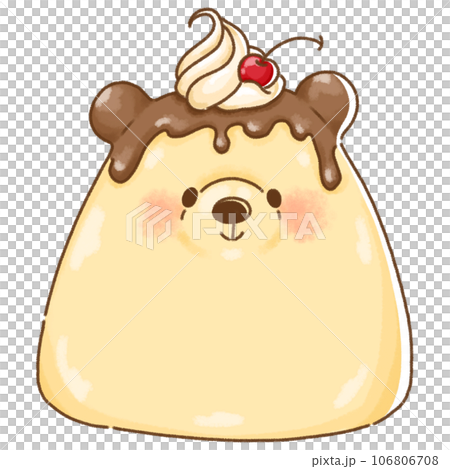 Puripuri Kuma-chan pudding 106806708