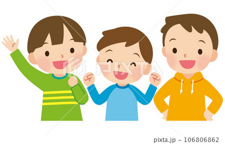 子供たちの笑顔 油彩画 2009年 いつまでも家族仲良く過ごせますように