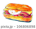 水彩イラスト-ローストビーフバケット 106806898
