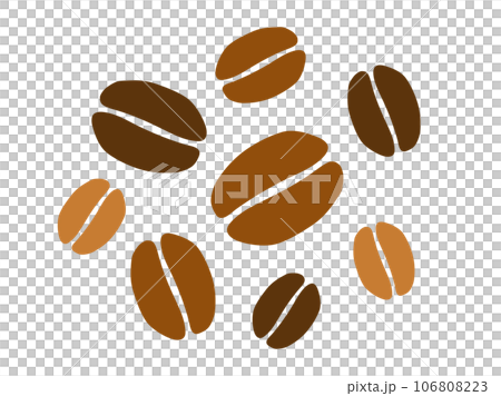 Coffee beans illustration 106808223