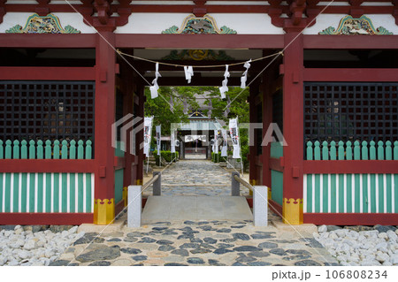 飯野八幡宮　楼門　福島県いわき市平字八幡小路 106808234
