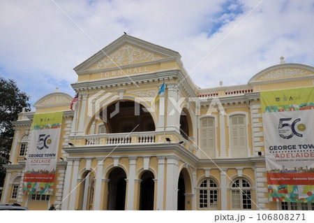 タウンホール　ペナン島　ジョージタウン　マレーシア　世界遺産 106808271