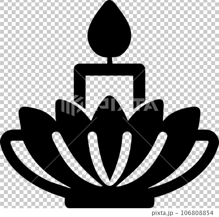 line drawing Krathong,Loy Krathong Festival. Generative AI    106808854