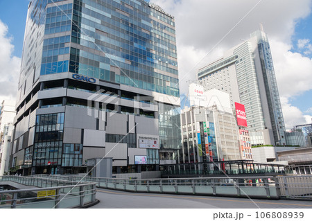 渋谷駅前再開発 渋谷フクラスと歩行者デッキ 東京都渋谷区 渋谷駅前再開発 渋谷フクラスと歩行者デッキ 東京都渋谷区 106808939