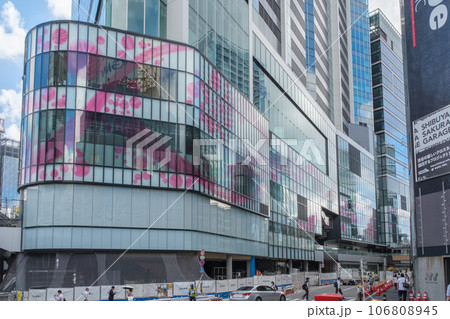 再開発が進むShibuya Sakura Stage 高層ビル群と都市計画道路 東京都渋谷区 再開発が進むShibuya Sakura Stage 高層ビル群と都市計画道路 東京都渋谷区 106808945