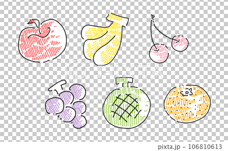 Loose simple fruit set color 106810613