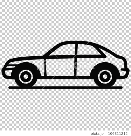 cartoon, isolated, art, drawing, line, illustration, graphic, icon, transport, vehicle, background, outline, automobile, sketch, car, design, auto, transportation, concept, automotive, motor, style, l 106811212