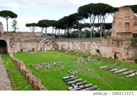 Archaeological excavation in the Roman Forum, Rome Archaeological excavation in the Roman Forum, Rome 106811371