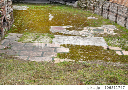 Archaeological excavation in the Roman Forum, Rome 106811747