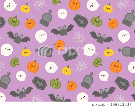 ハロウィンのかわいい壁紙、紫色 ハロウィンのかわいい壁紙、紫色 106812337