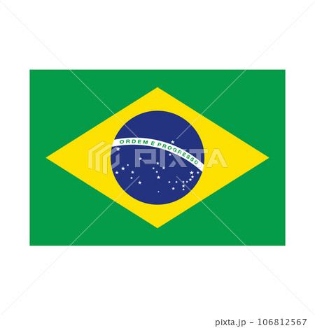 ブラジル国旗のイラスト素材 [106812567] - PIXTA