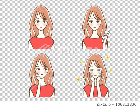 Skin trouble set for women in their 20s Skin trouble set for women in their 20s 106812830