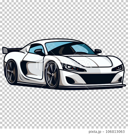 cartoon, automobile, design, transportation, vehicle, race, speed, transport, illustration, drive, auto, sport, isolated, car, fast, wheel, luxury, motor, automotive, red, graphic, sports, modern, 106813063
