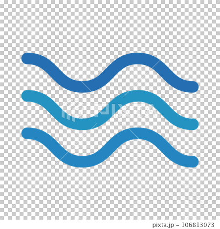 海浪和海灘符號矢量 106813073