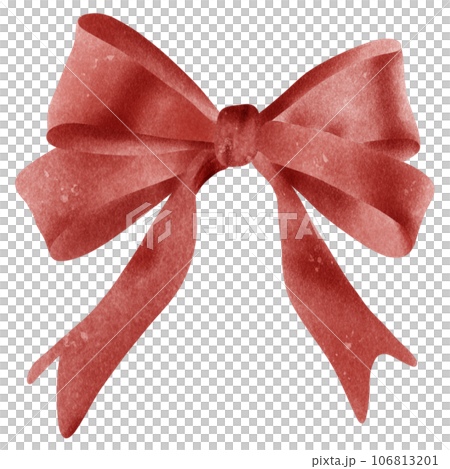 Pink ribbon bow isolated on white background, Stock image