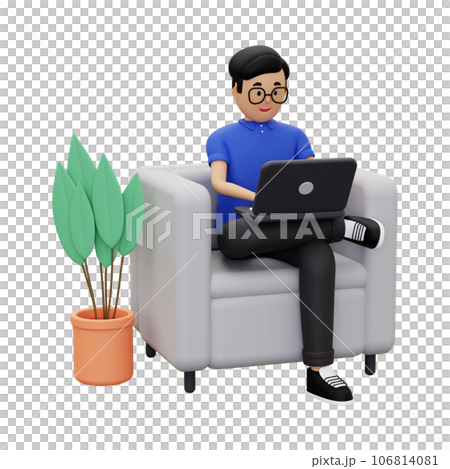 businessman sitting on the office chair, Professional Sitting in Office Chair businessman sitting on the office chair, Professional Sitting in Office Chair 106814081