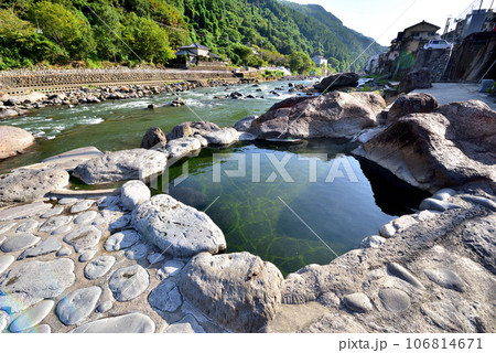 大分県日田市　天ケ瀬温泉　豊後三大温泉　玖珠川 106814671