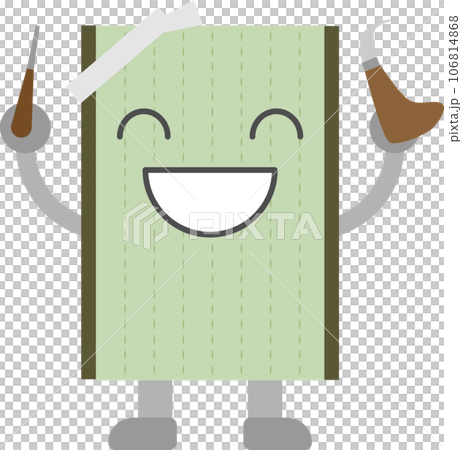 Tatami character with tatami props Tatami character with tatami props 106814868