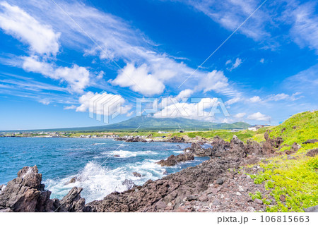 仙法志御崎海岸　利尻山 106815663